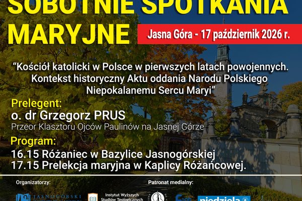 Sobotnie Spotkania Maryjne