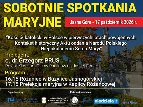 Sobotnie Spotkania Maryjne